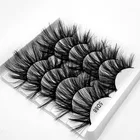Mink Wholesale 5 Pairs 5D Fluffy Lashes 25mm Professional Natural Soft Mink