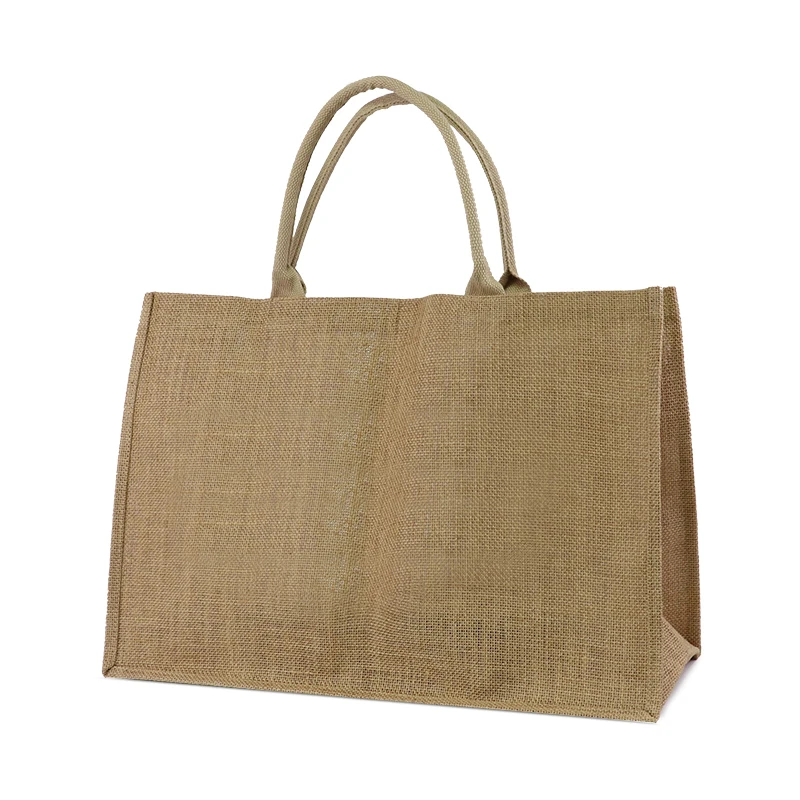 Wholesale Natural Jute Tote Bags Custom Cotton Shopping Bag and Stylish Cheap Shopping Bags