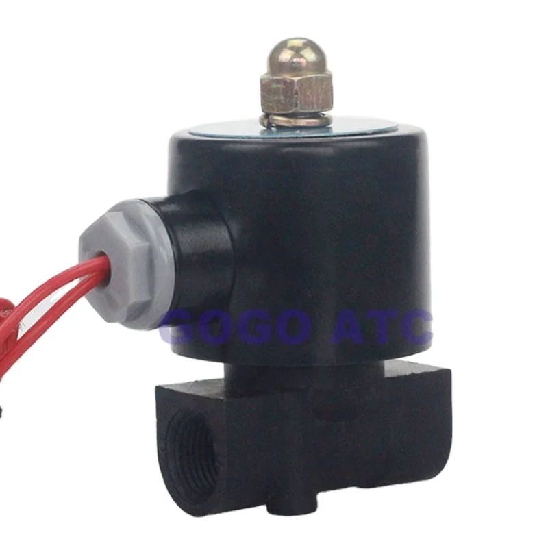 Gogoatc Way Copper Coil Water Solenoid Valve Inch V Ac