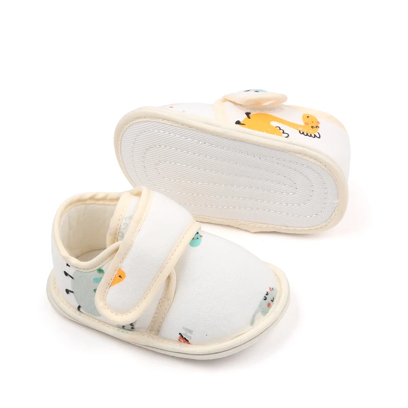 High Quality Soft Cotton Printing Newborn Baby Infant Shoes for Boys and Girls 2023 supplier