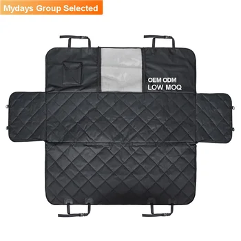 OEM ODM Hot Sale Waterproof Durable Scratch Proof Non Slip Suv Cars Pet Dog Car Seat Covers Protector with Mesh Viewing Window