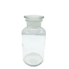 Quality Glass Bottle Reagent Bottle Glass High Quality Popular Clear Glass Scaled Stopper 500ml 1000ml Reagent Bottle