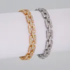 Charm New Luxury Jewelry Gold Plated Charm Link Bracelet For Women