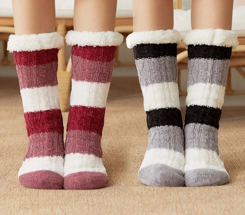 sherpa lined boot socks