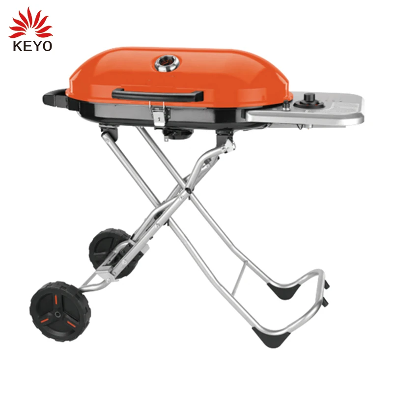 Keyo Camping Bbq Fugitive Grill Griddle Combo Rotating Disk Barbecue Easy Clean Fugitive Grill
