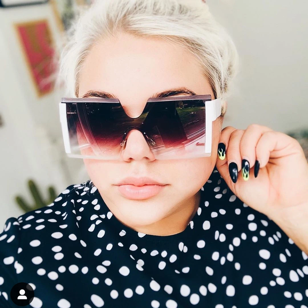 big square sunglasses frames