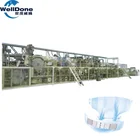 Premium Making Business Machines Premium Quality I And T Shape Pampering Baby Diaper Making Machine