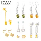 Earring Drop Long Custom Logo Stud Earring Silver Jewelry Drop Earring Beatiful Long Earring