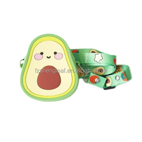 product japanese style mini fruit custom childrens silicone shoulder bags cute cartoon pouch purse for girl beautiful handbags for kids-4