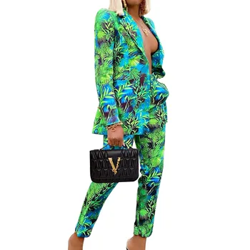 Popular Spring And Autumn Casual Business Suits Women Pants Suit Designs Blazers Formal