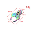 Zipper Zipper Puller Head Custom Creative Pattern Rainbow Color Zipper Slider