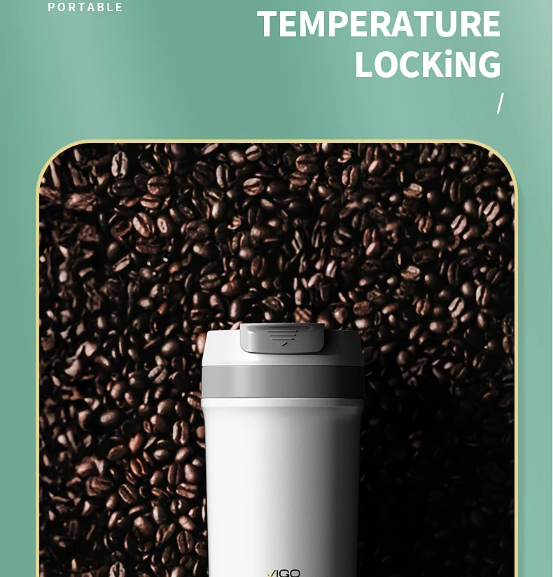 2023 Heating Vacuum Termo Coffee Kettle Electric Mug Warmer Smart Coffee Mug Warmer Cup supplier