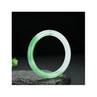 Bangle Jewelry Wholesale Fashion Jadeite Carved Amulet Green Jade Bangle Bracelet Natural Gifts Jewelry