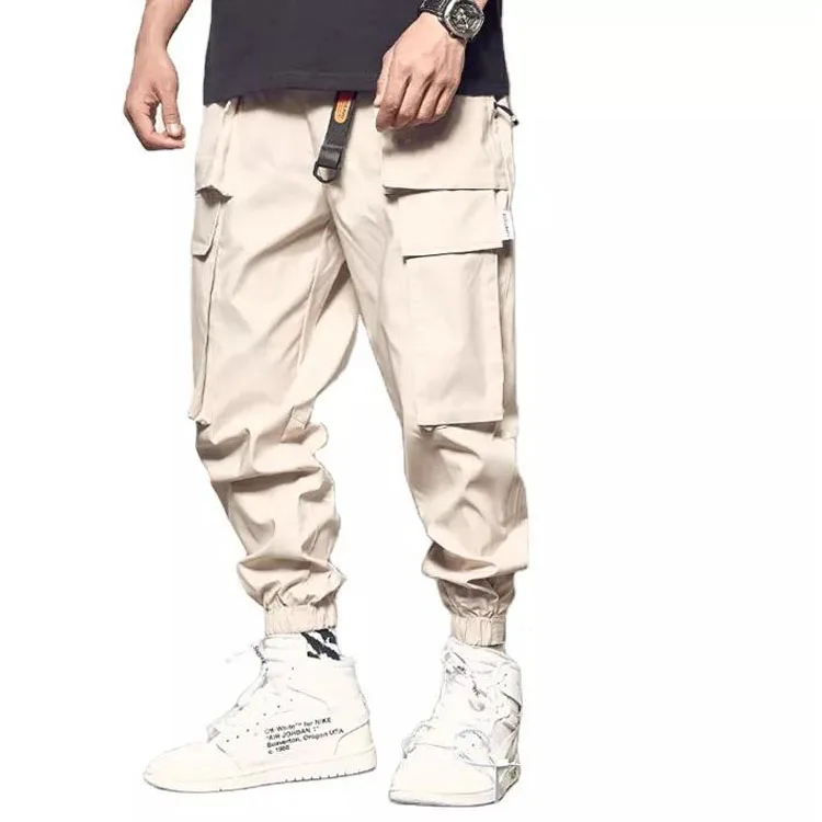 Nylon Windbreaker Men Joggers Pants 
