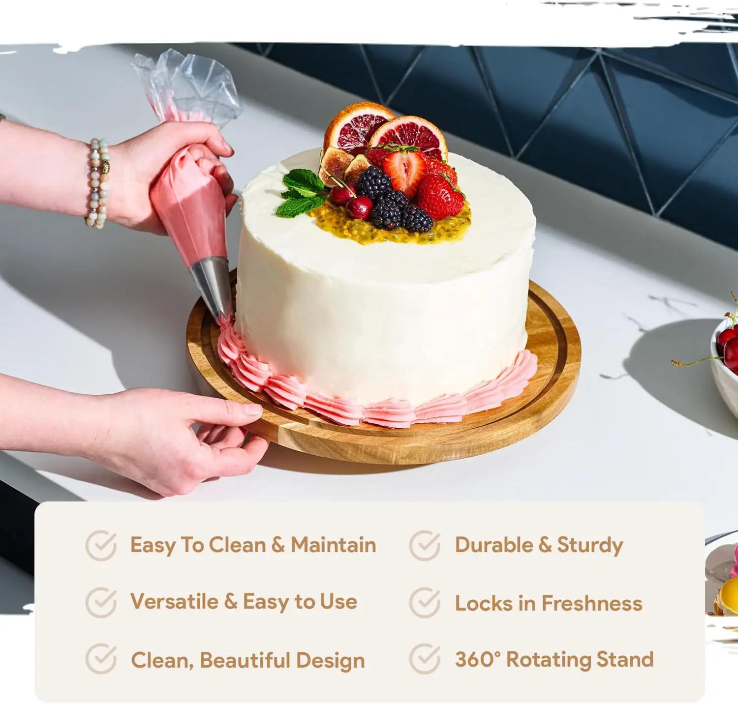 product luxurious cake stand cake display baking tools for upscale events carefully crafted for your sweetest cake decorating supplies-8