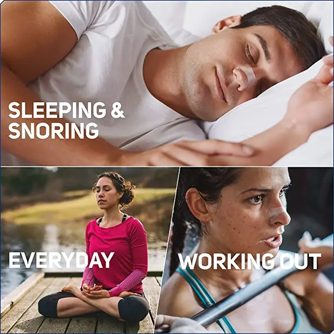 Help Stop Snoring Physical Ventilation Nasal Patch Drug-Free Snoring Solution & Nasal Congestion Relief Nasal Strips manufacture