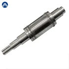 Cnc Roller Turning Part OEM Gauze Non Woven Fabric Rolls Machine Cnc Part Roller Turning Cnc Making Machine Parts