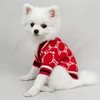 Knitted Clothes Dogs Knitted Fashion Winter Pet Sweater Dog Outfits Clothes Sweater Products