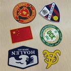 Factory Wholesale Highest Quality Custom Embroidered Label Embroidered Patch Badge Washable Label