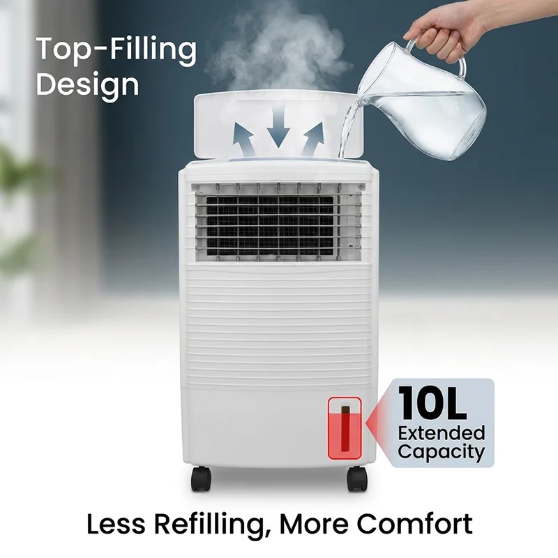 Evaporative Air Cooler, Portable, Solar - detail 14