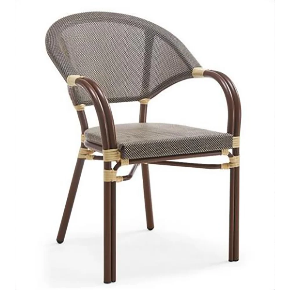 product modern luxury hotel metal waterproof outdoor garden dining chair nu deco mh25736-0