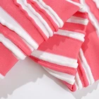 Stripe Fabrics For Dresses Colorful Stripe Jacquard 92%T 8%SP Knit Single Jacquard Knitting Fabric For Women Dress