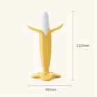 Banana Banana Hot Selling Eco BPA Free Banana Shaped Silicone Training Baby Teether