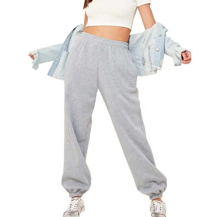womens grey baggy joggers