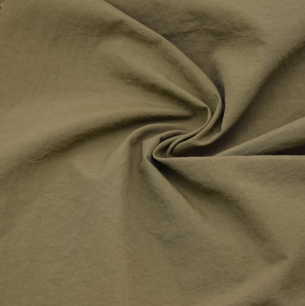 Nylon Taslan Fabric,228t Nylon Crinkled 