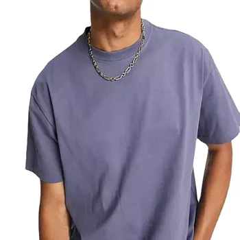 2022 Low Moq Drop Shoulder T-shirts Custom Logo Streetwear Vintage Oversized 100%Cotton Mens Crewneck T Shirts Acid Wash T-shirt