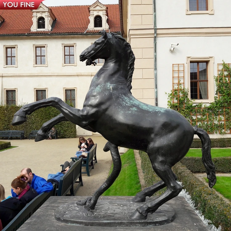 outdoor garden decorative large bronze horse sculpture animal