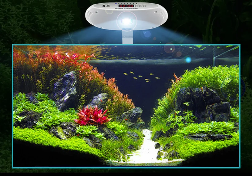 Full Spectrum Wrgb Wifi Marine Nano Fish Tank Led Aquarium Light 5