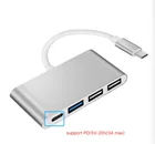 Usb USB C To 4 Ports HUB For Mackbook Laptop