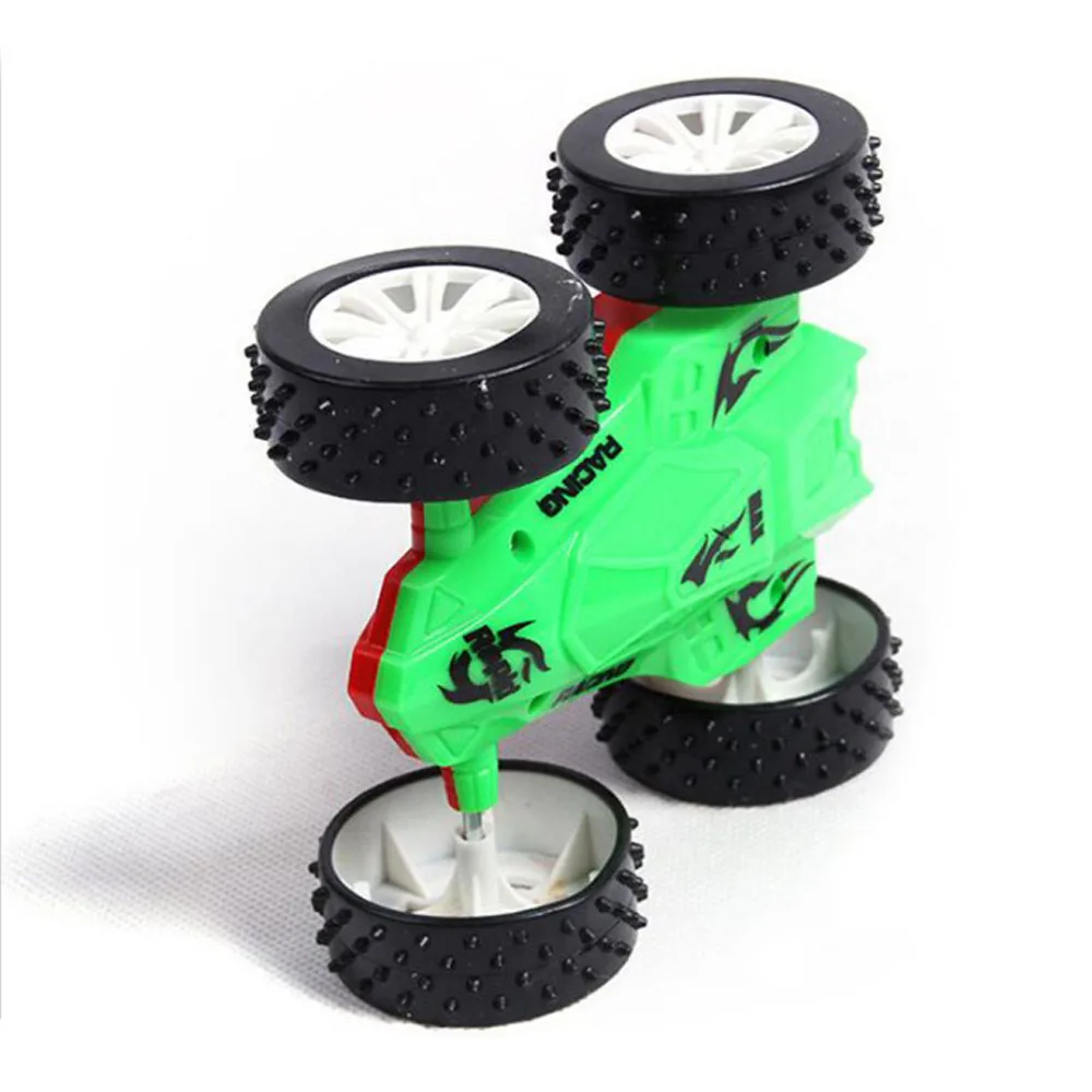 H387 2020 New Trending Two-faced Eco-friendly Plastic Inertia Somersaulting Car Toy for Kids