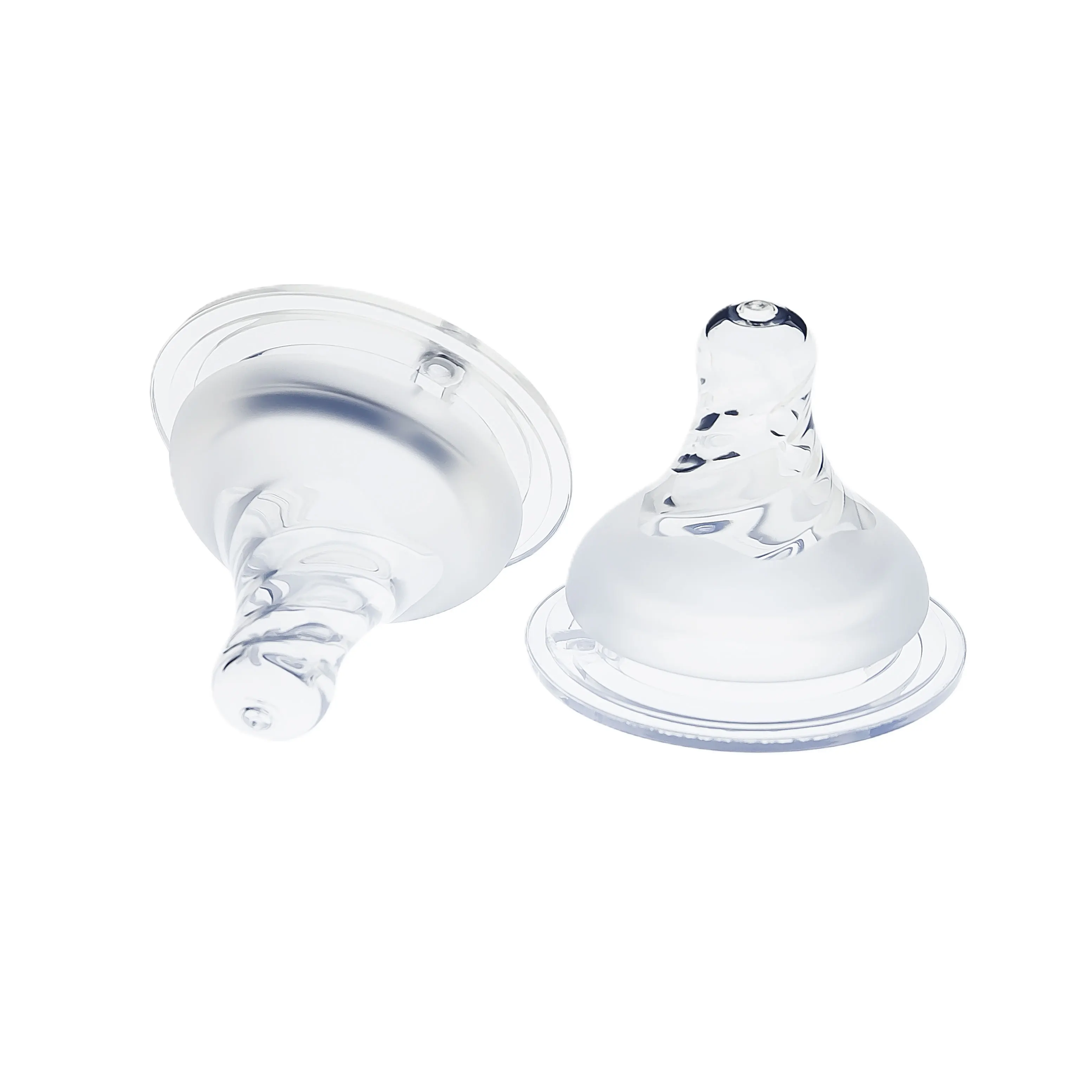 EN14350 Wide neck Caliber LSR Bottle Teat Breastfeeding Feeding Baby Bottle Nipple replacement for babies