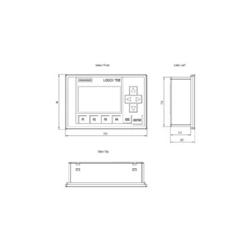 Siemens Plc Display LOGO! TD Screen 6 Lines 6ED1055-4MH08-0BA1 Plc Display Module  Buy Plc Siemens