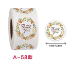 Adhesive Logo Cut Self Adhesive 1 Inch Cheap Roll Seal Custom With Logo Thank You Stickers 500