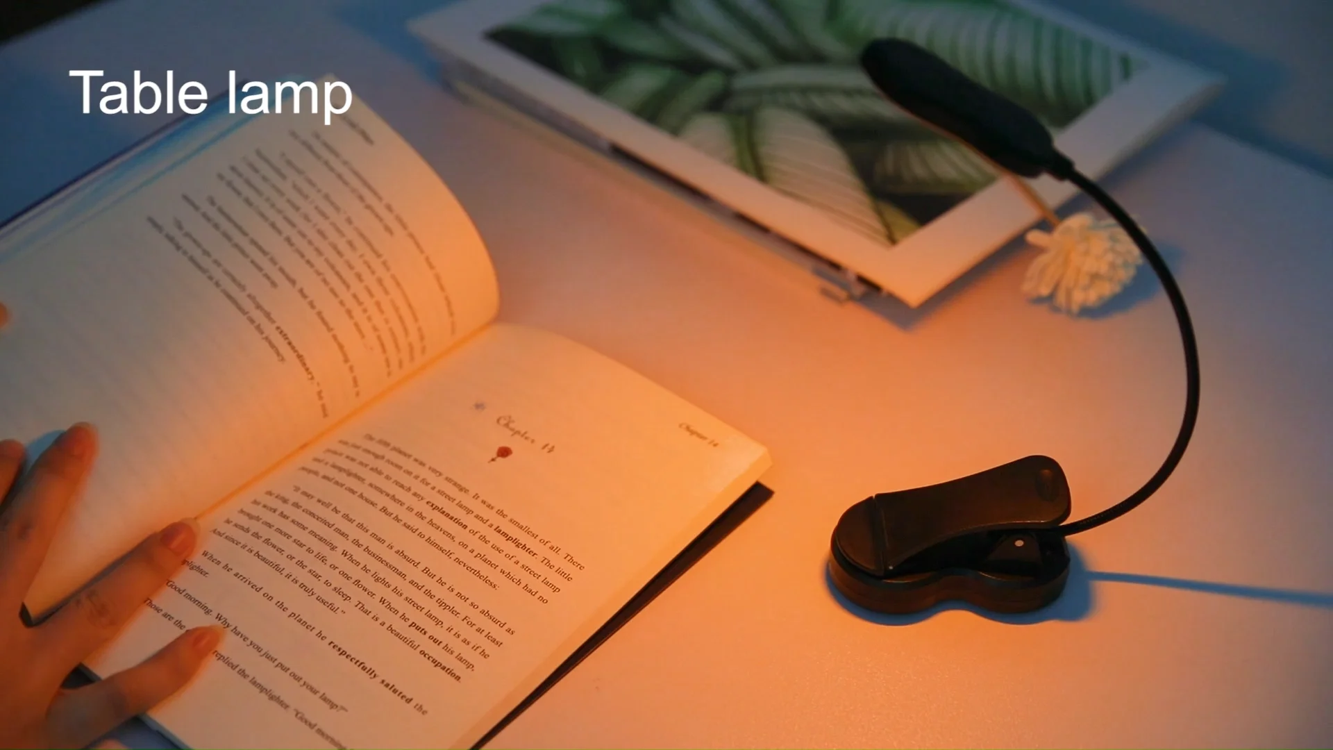 Clip On Book Lamp Blue Light Blocking Brightness Eye Care Sleep Aid