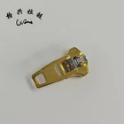 Yg Zipper Zipper Sliders Custom 5 YG Brass Spring Lock Zipper Slider For Jeans