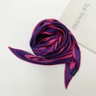 Gift Promotion Gift 14mm100% Pure Silk Scarf Custom Designer Screen Printing Diamond Silk Scarves For Women