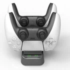 2 In 1 Original Led Remote Controller Fast Charging Dual Console Base PS5 Charger