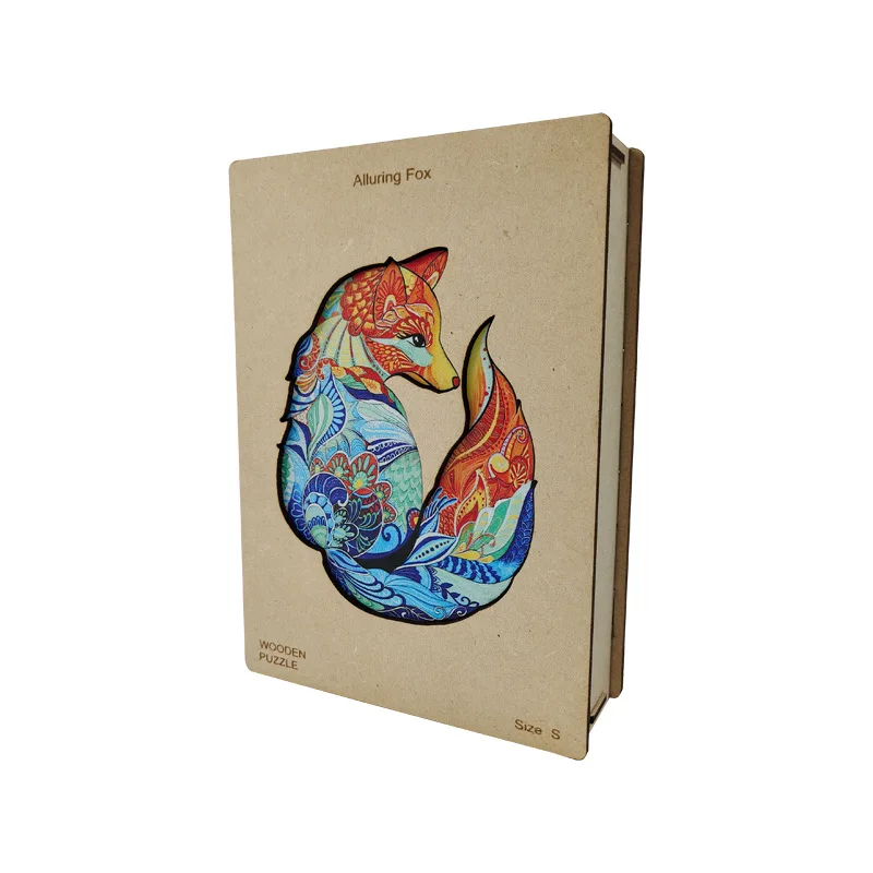 Fashion Wooden Jigsaw 3d Unique Shaped 