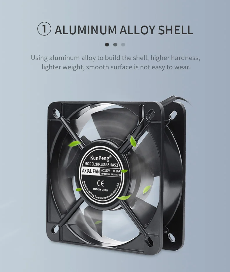 Axial Fan, 135mm, 120/230/380vac, 13538, 135x135x38mm - detail 8