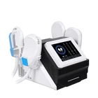 Cheapest Portable 4 Handles Body Muscle Stimulator Burn Fat Slimming Machine Portable Emslim Machine
