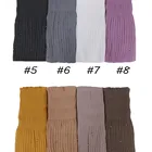 Accept Oem Shawl Pleated Pearl Bubble Chiffon 16 Colors Pleated Long Shawl Sifon Polos Dengan Selendang Mutiara