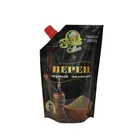 Spout Pouch Polythene Bags 400ml 100ml Coffee Pe Custom Plastic Spout Pouch Bag With Transparent Window Top
