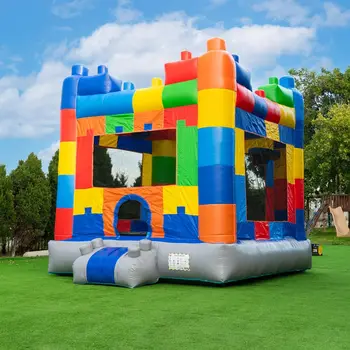 Commercial Grade Block Party Bounce House Basketball Hoop Quality Indoor/Outdoor Birthday Party Rental Big All Seasons