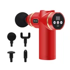 Gun Amazon New Arrival Deep Percussion Tissue Muscle Massage Gun Fascia Cordless Muscle Vibration LCD Display Massage Gun
