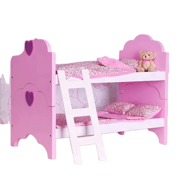 Wooden Doll Bunk Beds With Ladder