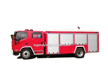 China famous Chassis brand JAC double cab fire engine 5 seats 4 doors 4000 liters JAC fire truck for sale